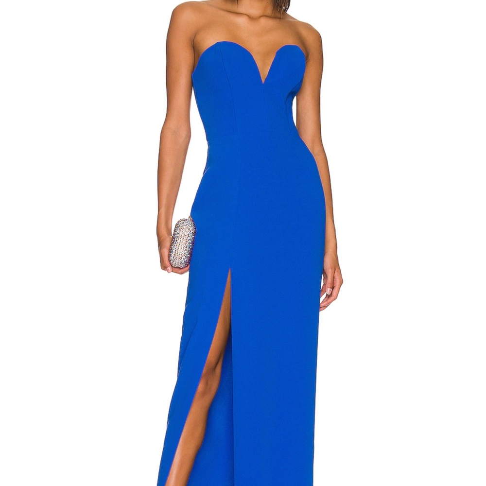 x REVOLVE Cherri Gown in Cobalt